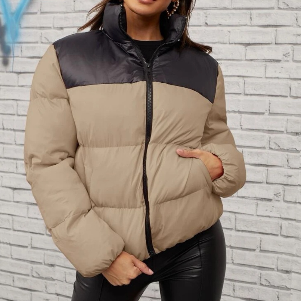 Two-Tone Puffer Jacket - Picture 5 of 5